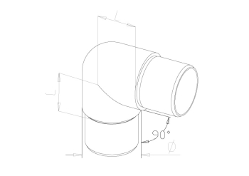 Elbows - Model 0610 CAD Drawing